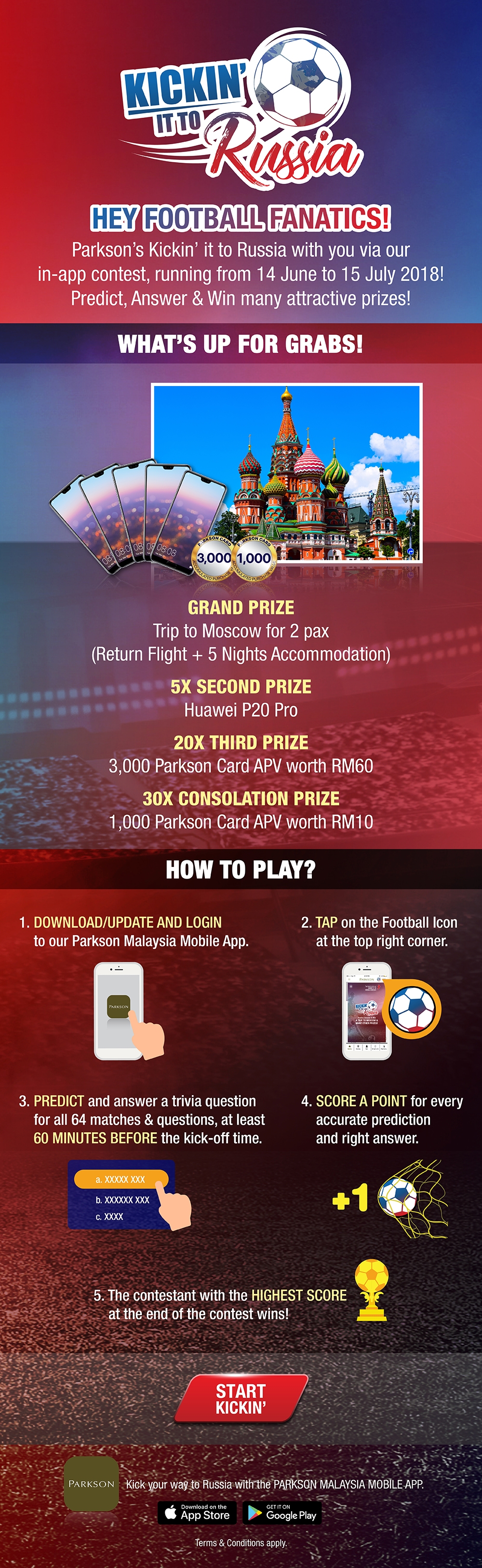 Parkson: Win Trip for 2 to Moscow